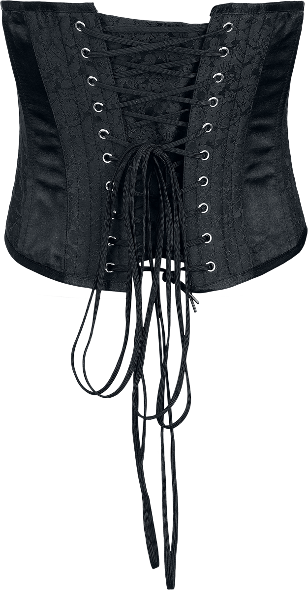 Ceinture Corset Gothic de Gothicana by EMP - S à XXL - pour Femme - noir - Gothicana by EMP - View 2