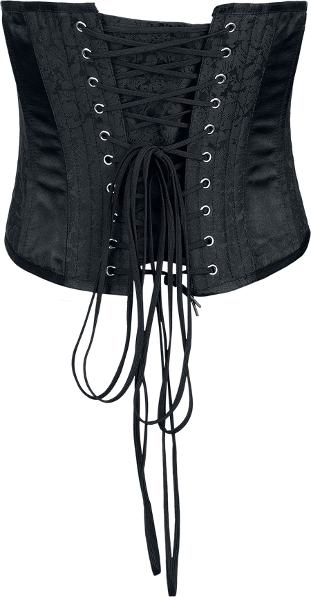 Ceinture Corset Gothic de Gothicana by EMP - S à XXL - pour Femme - noir - Gothicana by EMP - View 2