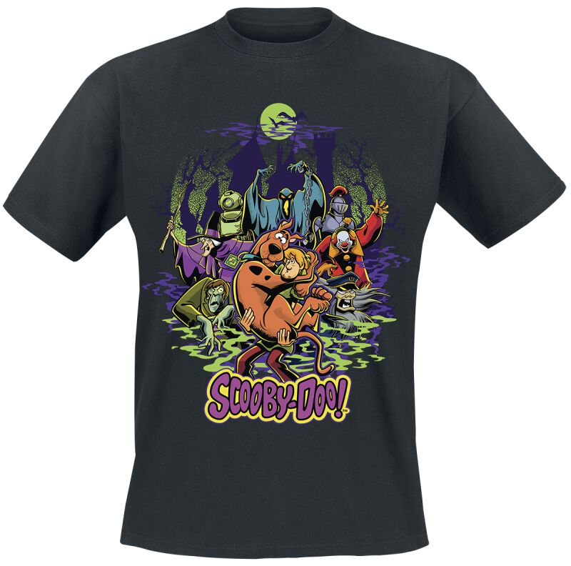 T-Shirt Manches courtes  de Scooby-Doo - Villains - S à XXL - pour Homme - noir - Scooby-Doo