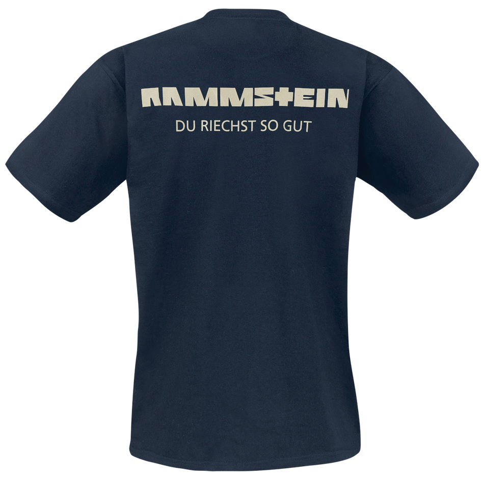 T-Shirt Manches courtes  de Rammstein - Wahnsinn - S à 3XL - pour Homme - marine - Rammstein - View 2
