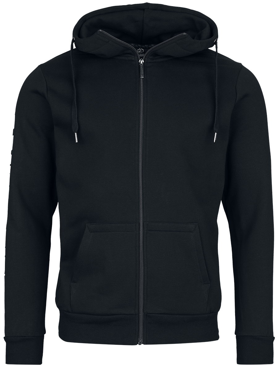 Sweat-shirt zippé à capuche  de Rammstein - Reih Dich Ein - S à XL - pour Homme - noir - Rammstein - View 2