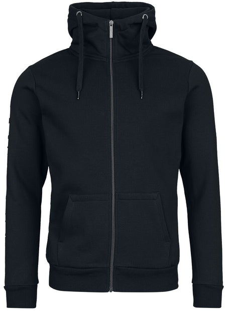 Sweat-shirt zippé à capuche  de Rammstein - Reih Dich Ein - S à L - pour Homme - noir - Rammstein