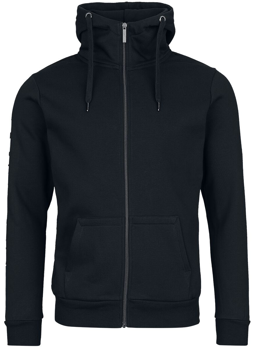 Sweat-shirt zippé à capuche  de Rammstein - Reih Dich Ein - S à L - pour Homme - noir - Rammstein