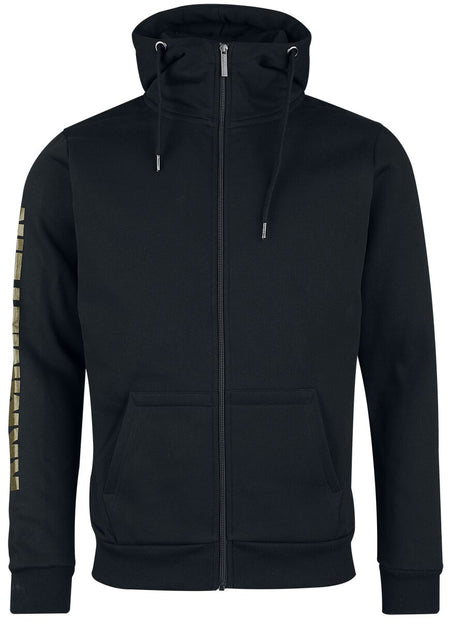 Sweat-shirt zippé à capuche  de Rammstein - Wings - S à 3XL - pour Homme - noir - Rammstein