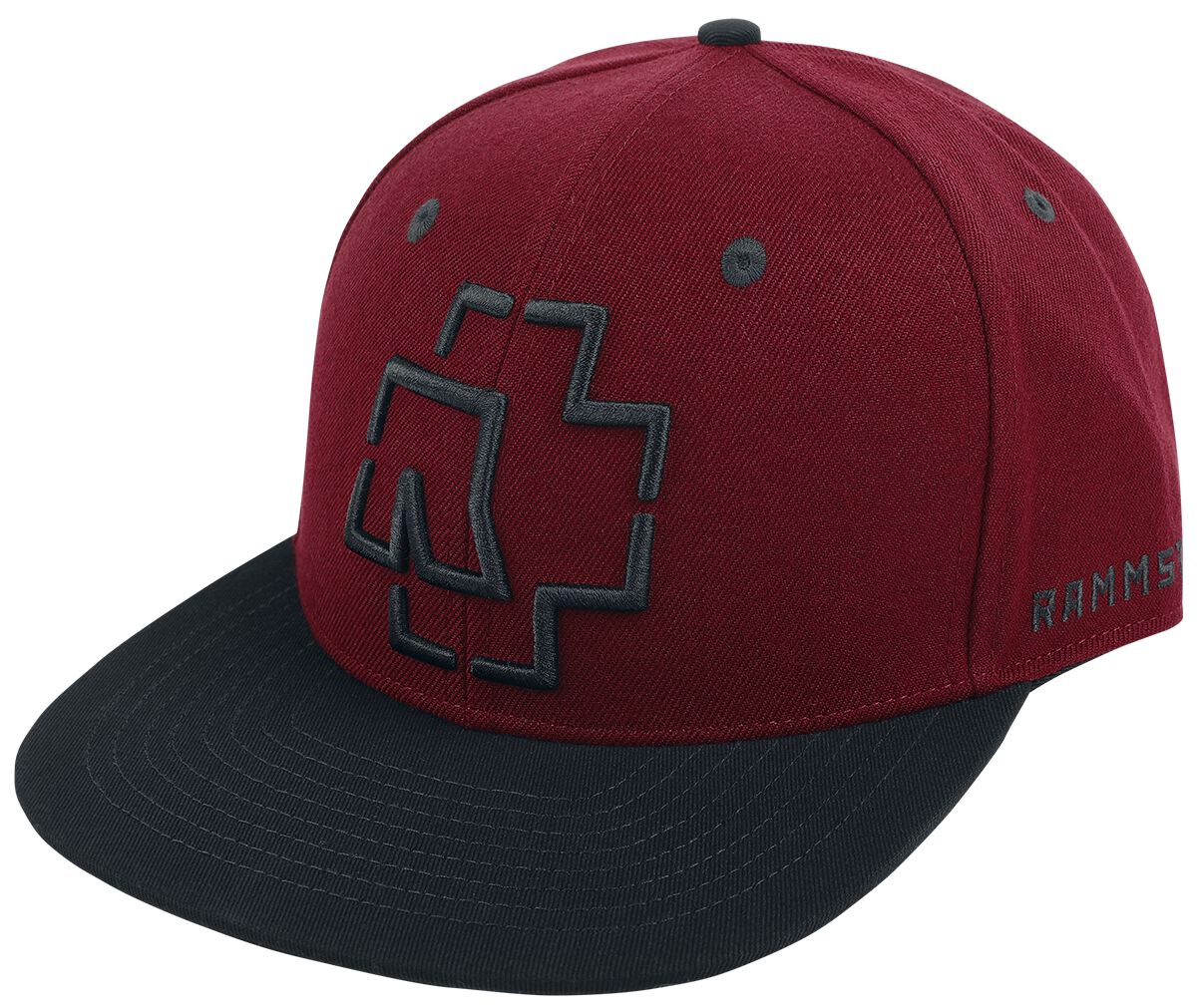 Bonnet  de Rammstein - Logo - Snapback Cap - pour Unisexe - bordeaux/noir - Rammstein