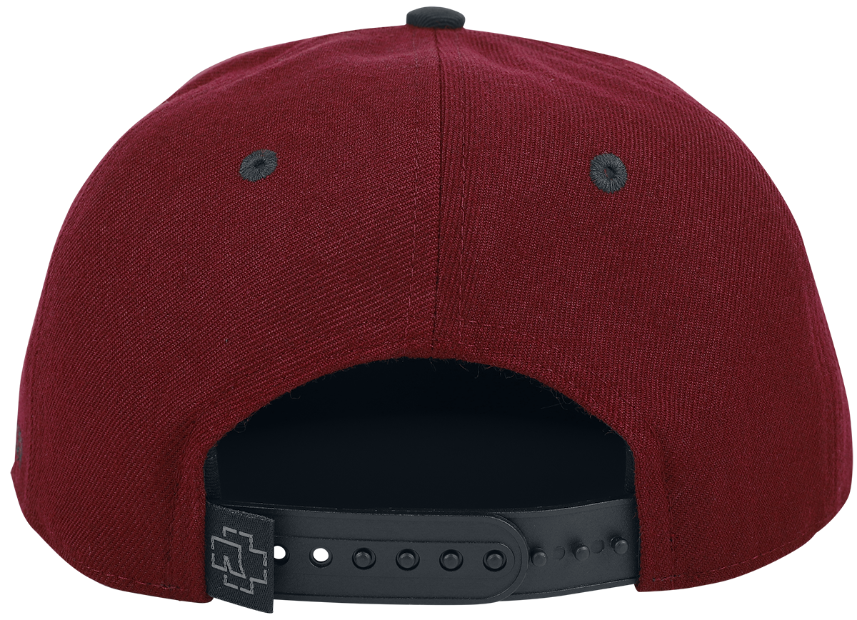 Bonnet  de Rammstein - Logo - Snapback Cap - pour Unisexe - bordeaux/noir - Rammstein - View 2