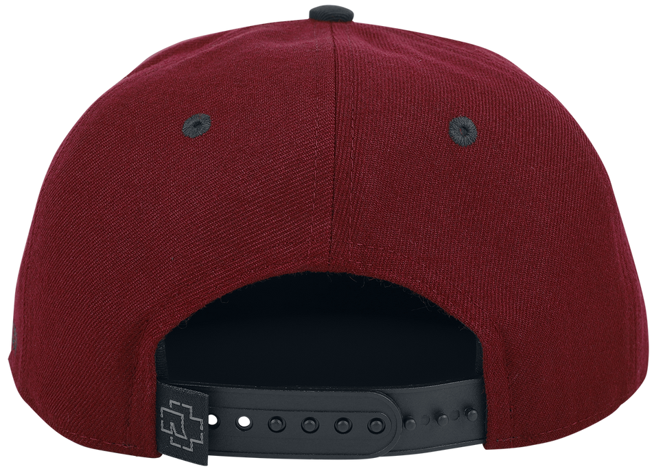 Bonnet  de Rammstein - Logo - Snapback Cap - pour Unisexe - bordeaux/noir - Rammstein - View 2