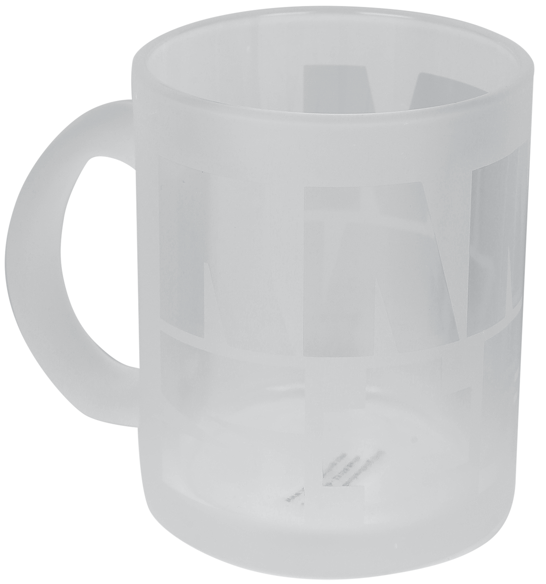 Mug  de Rammstein - Glastasse - pour Indifférent - transparent - Rammstein - View 2