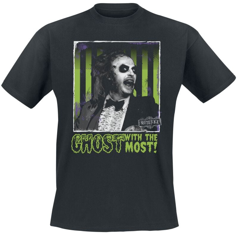 T-Shirt Manches courtes  de Beetlejuice - Ghost With The Most - S à XXL - pour Homme - noir - Beetlejuice