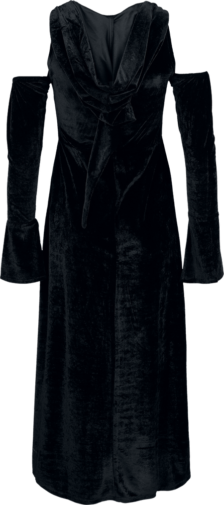 Robe longue Gothic de Gothicana by EMP - Robe à Capuche - S - pour Femme - noir - Gothicana by EMP - View 2