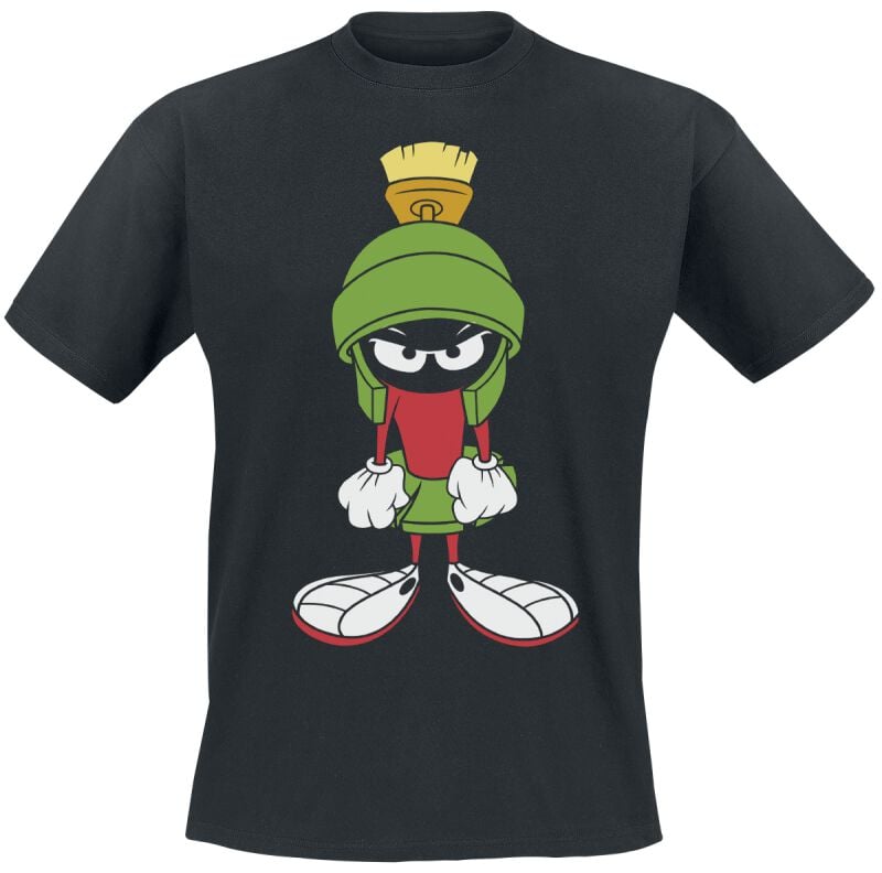 T-Shirt Manches courtes  de Looney Tunes - Marvin The Martian Attitude - S à XXL - pour Homme - noir - Looney Tunes
