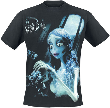 T-Shirt Manches courtes  de Les Noces Funèbres - Emily - Glow In The Dark - L à XXL - pour Homme - noir - Les Noces Funèbres