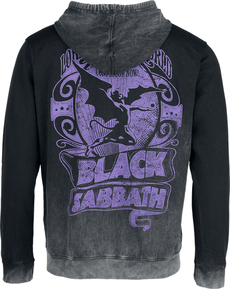 Sweat-shirt à capuche  de Black Sabbath - Lord Of This World - S à XXL - pour Homme - anthracite - Black Sabbath - View 2