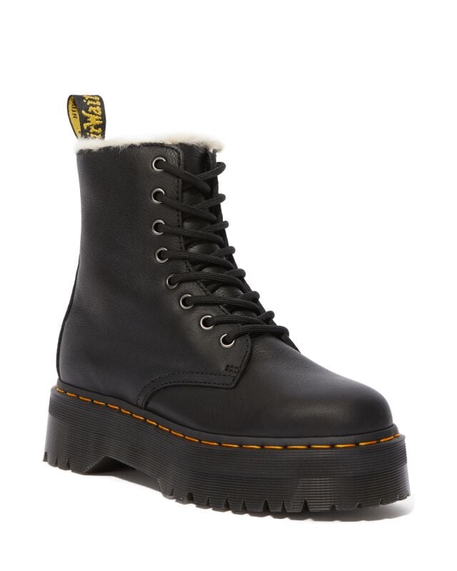 Bottes  de Dr. Martens - Jadon Fl Black Pisa - EU40 à EU45 - pour Unisexe - noir - Dr. Martens