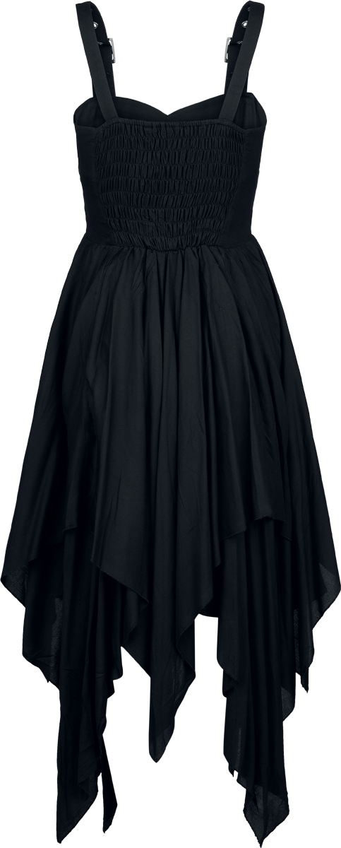 Robe mi-longue Gothic de Gothicana by EMP - Robe - S à XXL - pour Femme - noir - Gothicana by EMP - View 2