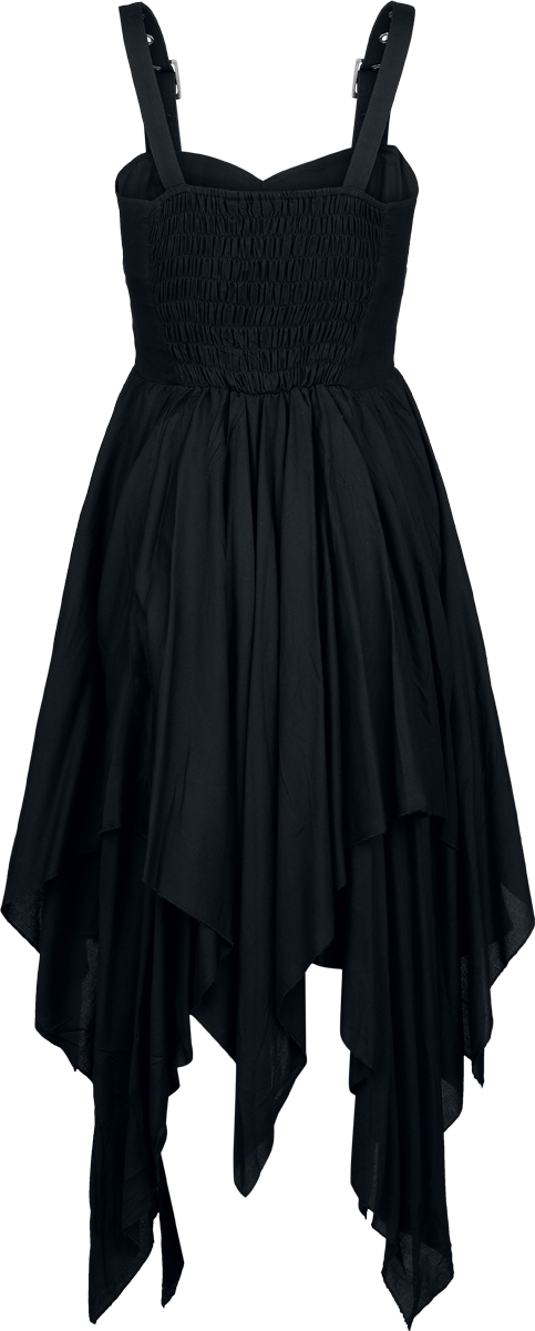Robe mi-longue Gothic de Gothicana by EMP - Robe - S à XXL - pour Femme - noir - Gothicana by EMP - View 2
