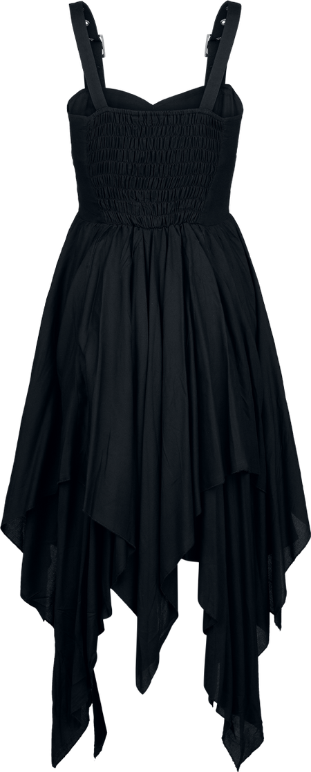 Robe mi-longue Gothic de Gothicana by EMP - Robe - S à XXL - pour Femme - noir - Gothicana by EMP - View 2