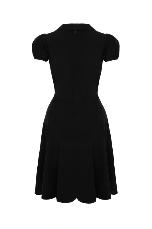 Robe mi-longue Rockabilly de Hell Bunny - Not Into You - Robe - XS à XXL - pour Femme - noir - hell bunny - View 2