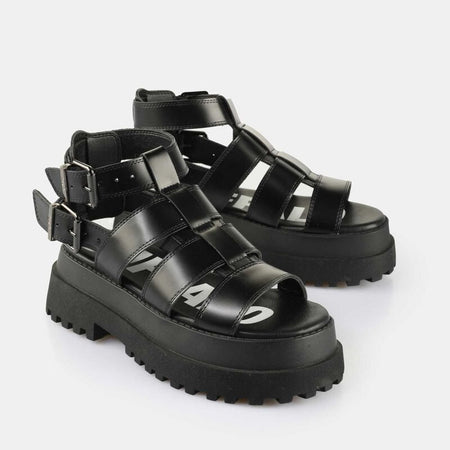 Tongs  de Buffalo - PLUTO GLD - EU37 à EU41 - pour Femme - noir - Buffalo