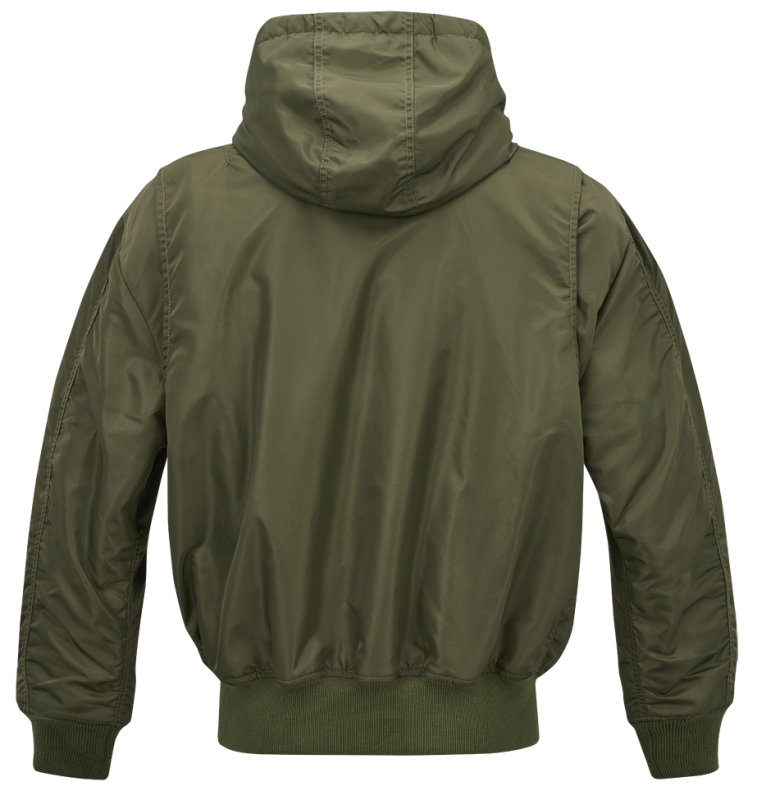 Veste mi-saison  de Brandit - CWU À Capuche - S à XXL - pour Homme - olive - Brandit - View 2