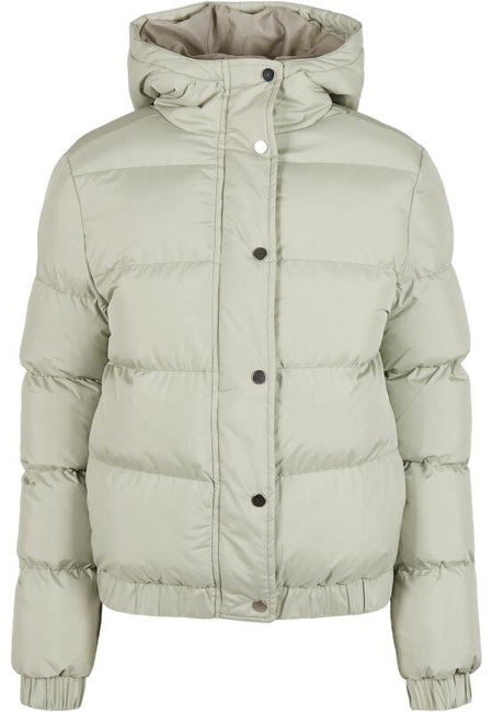 Veste d'hiver  de Urban Classics - Ladies Hooded Puffer Jacket - S à XL - pour Femme - menthe - Urban Classics