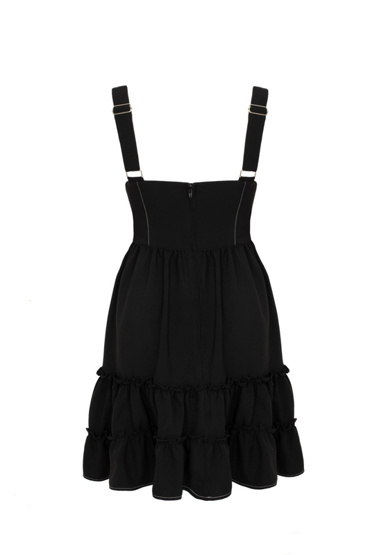 Robe courte  de Hell Bunny - Mercy Dress - S à M - pour Femme - noir - hell bunny - View 2