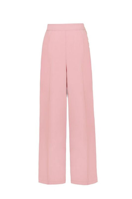 Pantalon en toile  de Hell Bunny - Giselle Trousers - XS à L - pour Femme - rose clair - hell bunny