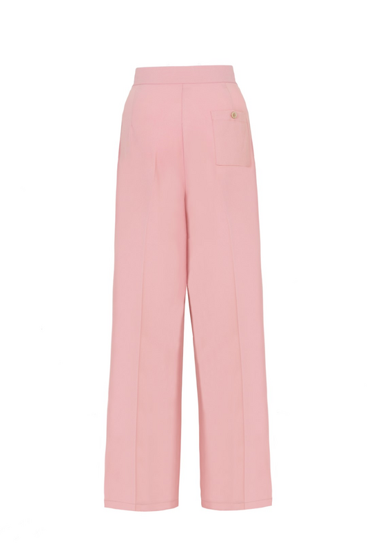 Pantalon en toile  de Hell Bunny - Giselle Trousers - XS à L - pour Femme - rose clair - hell bunny - View 2