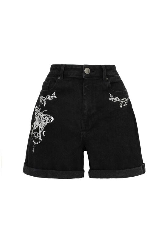 Short Rockabilly de Hell Bunny - Metamorhosis Shorts - XS à XXL - pour Femme - noir - hell bunny