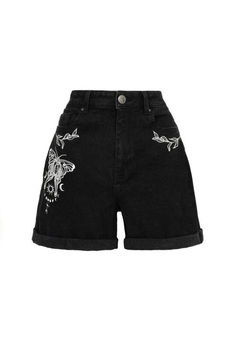 Short Rockabilly de Hell Bunny - Metamorhosis Shorts - XS à XXL - pour Femme - noir - hell bunny