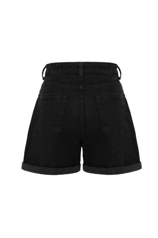 Short Rockabilly de Hell Bunny - Metamorhosis Shorts - XS à XXL - pour Femme - noir - hell bunny - View 2