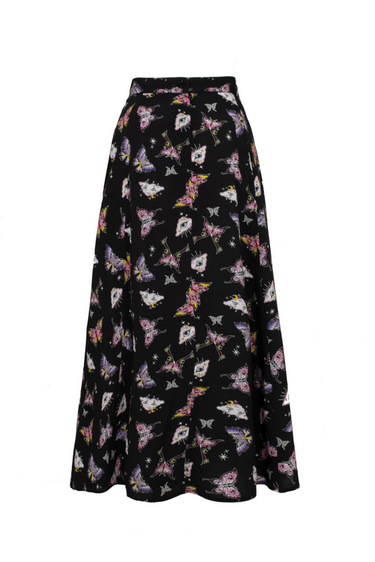 Jupe longue  de Hell Bunny - Kocho Skirt - XS à 4XL - pour Femme - multicolore - hell bunny - View 2