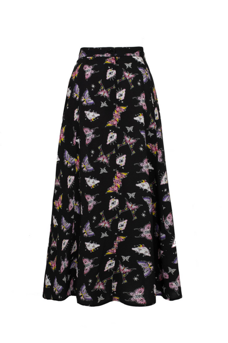 Jupe longue  de Hell Bunny - Kocho Skirt - XS à 4XL - pour Femme - multicolore - hell bunny - View 2