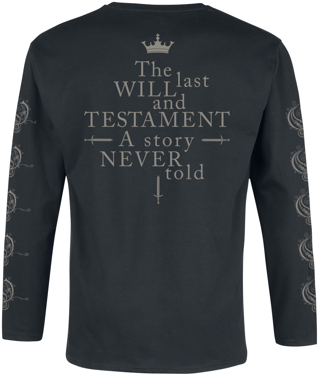 T-shirt manches longues  de Opeth - The Last Will And Testament - M à 3XL - pour Homme - noir - Opeth - View 2