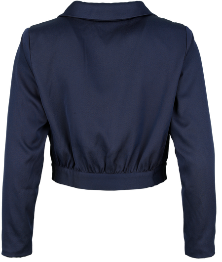 Blazer Rockabilly de Banned Retro - Robyn Plain Jacket - S à 4XL - pour Femme - bleu - Banned Retro - View 2