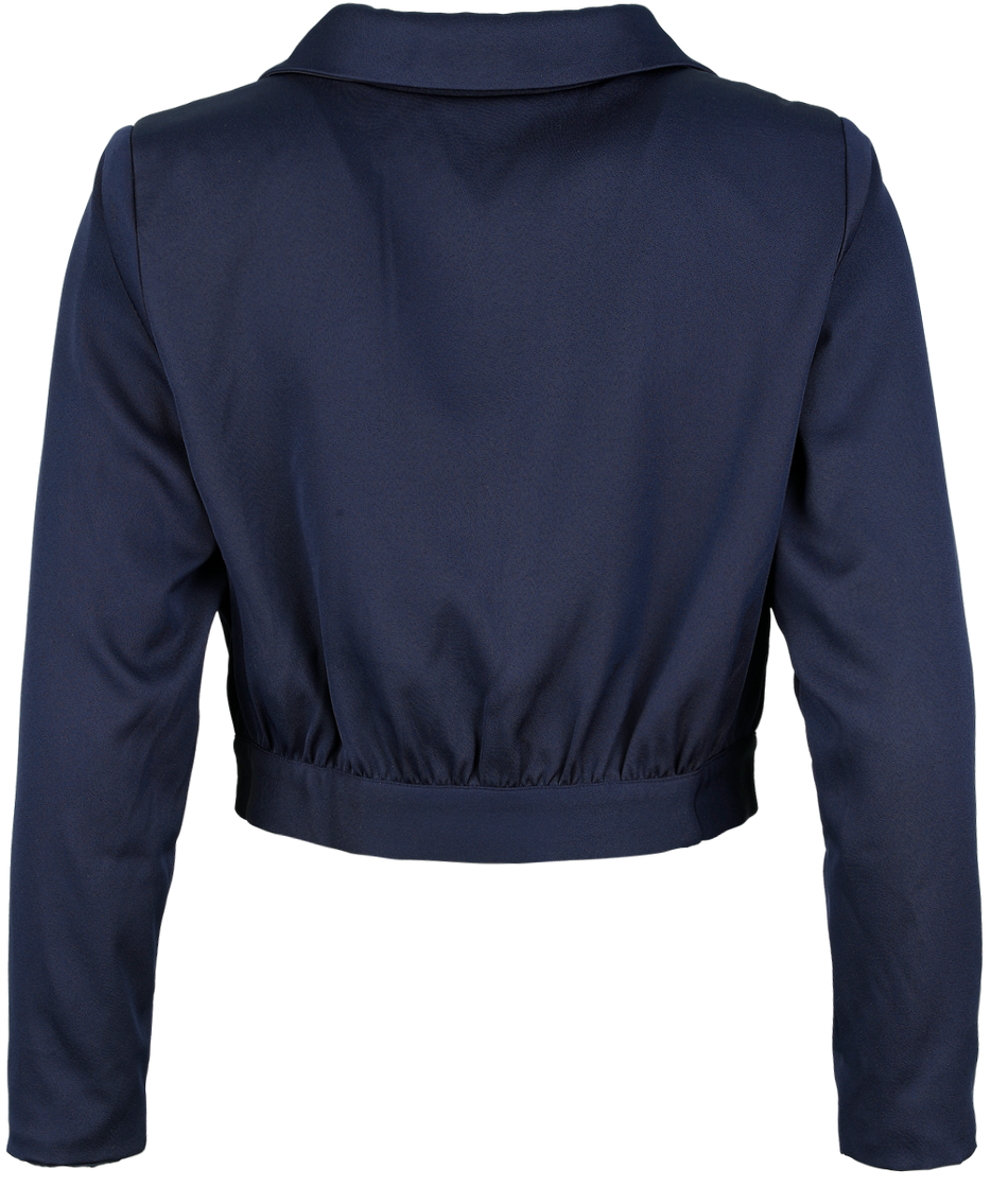 Blazer Rockabilly de Banned Retro - Robyn Plain Jacket - S à 4XL - pour Femme - bleu - Banned Retro - View 2