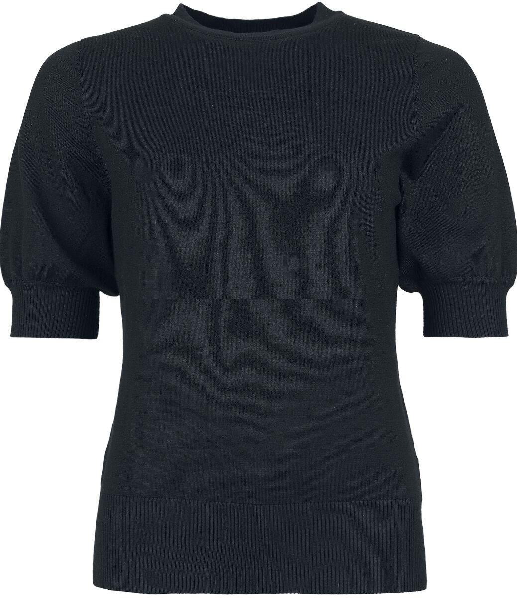 Pull tricoté Rockabilly de Banned Retro - S à XL - pour Femme - noir - Banned Retro