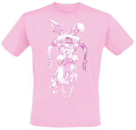T-Shirt Manches courtes  de Martinez, Melanie - Crybaby Bunny - S à XXL - pour Homme - rose clair - Martinez, Melanie