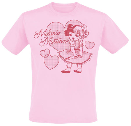 T-Shirt Manches courtes  de Martinez, Melanie - Fun & Games - S à XXL - pour Homme - rose clair - Martinez, Melanie