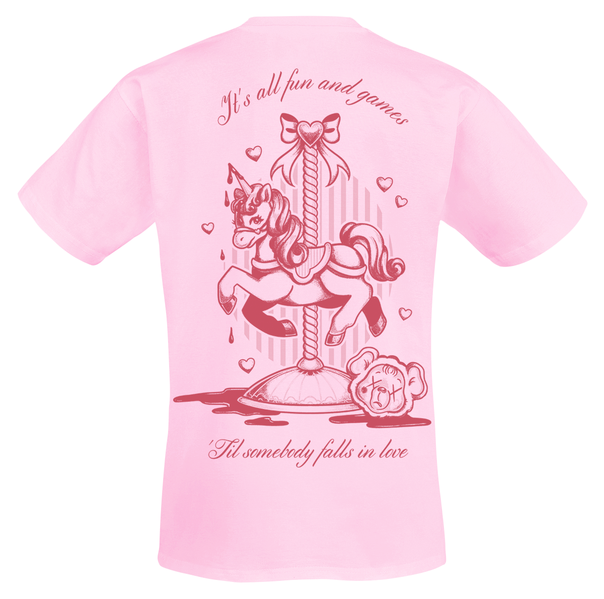 T-Shirt Manches courtes  de Martinez, Melanie - Fun & Games - S à XXL - pour Homme - rose clair - Martinez, Melanie - View 2