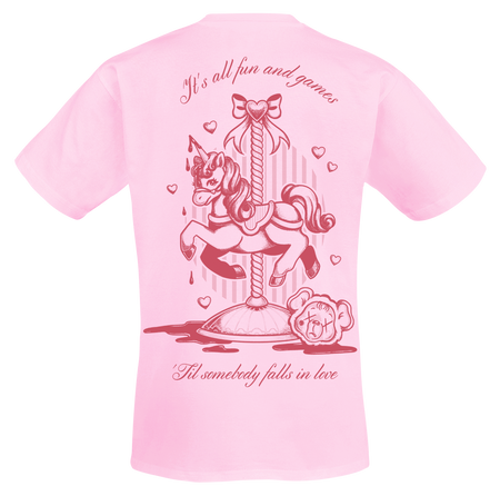 T-Shirt Manches courtes  de Martinez, Melanie - Fun & Games - S à XXL - pour Homme - rose clair - Martinez, Melanie - View 2