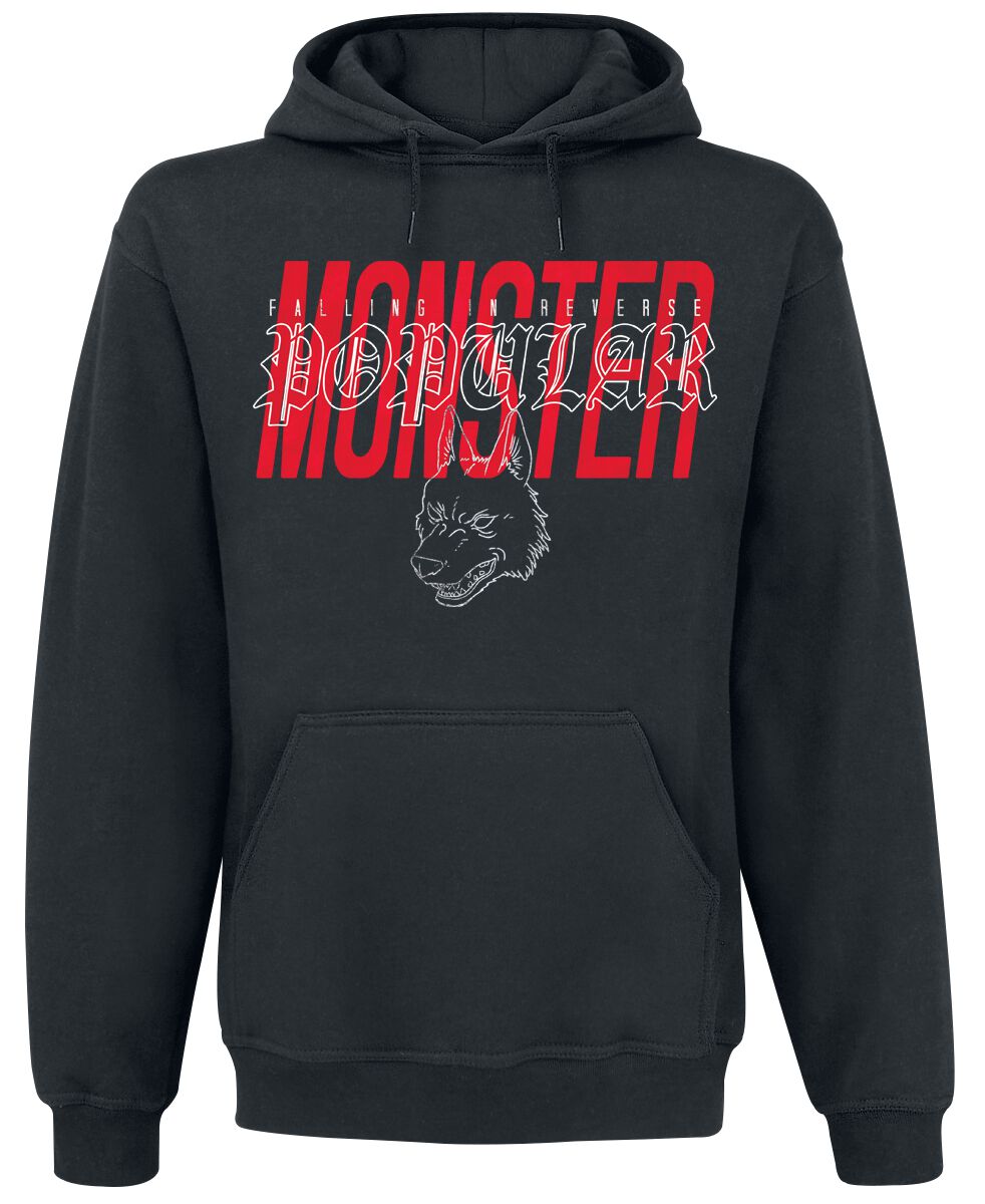 Sweat-shirt à capuche  de Falling In Reverse - Monster - S à 4XL - pour Homme - noir - Falling In Reverse
