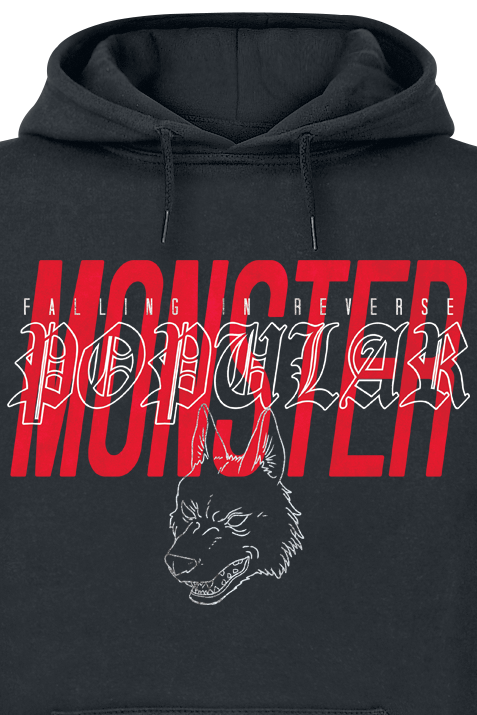 Sweat-shirt à capuche  de Falling In Reverse - Monster - S à 4XL - pour Homme - noir - Falling In Reverse - View 2