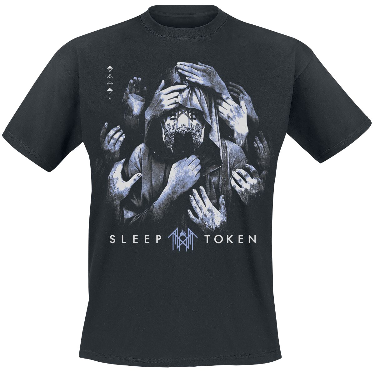 T-Shirt Manches courtes  de Sleep Token - Grabbing Hands - S à 4XL - pour Homme - noir - Sleep Token