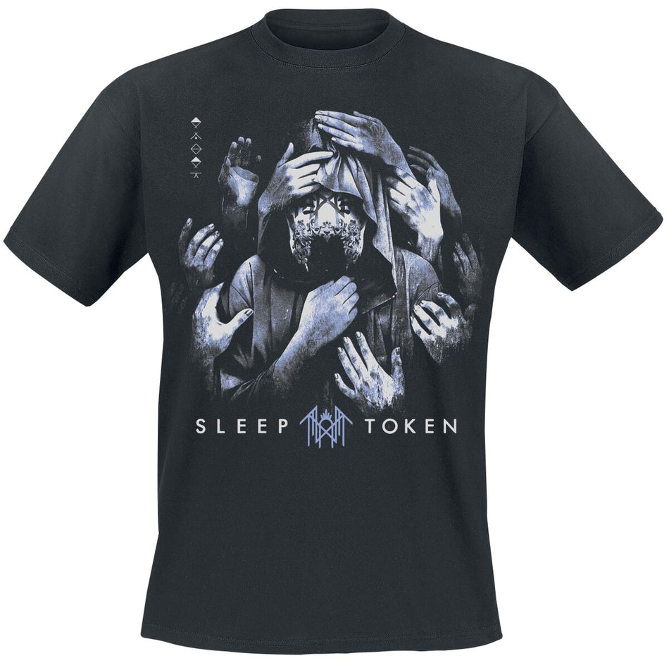T-Shirt Manches courtes  de Sleep Token - Grabbing Hands - S à 4XL - pour Homme - noir - Sleep Token