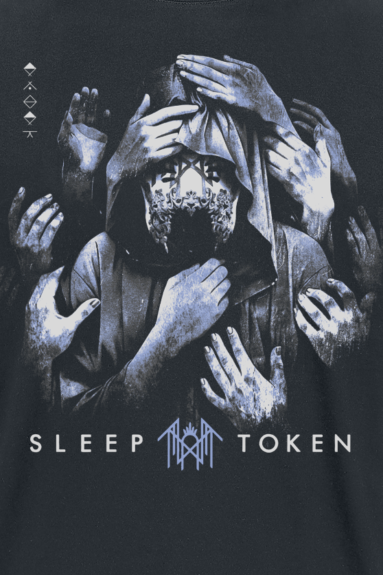 T-Shirt Manches courtes  de Sleep Token - Grabbing Hands - S à 4XL - pour Homme - noir - Sleep Token - View 2
