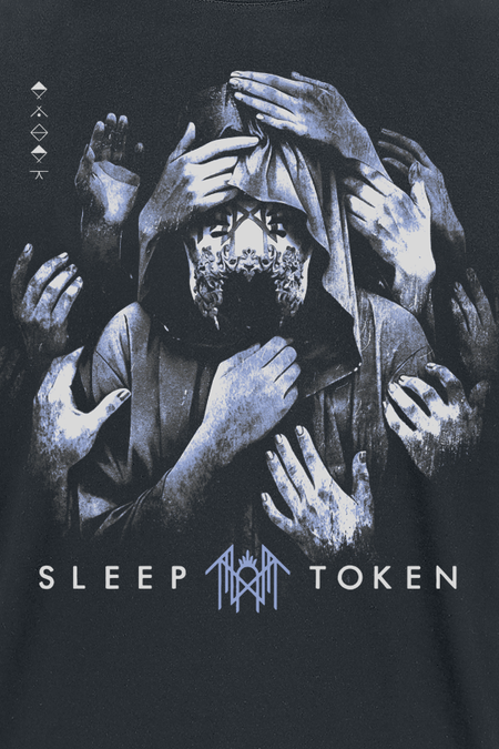 T-Shirt Manches courtes  de Sleep Token - Grabbing Hands - S à 4XL - pour Homme - noir - Sleep Token - View 2