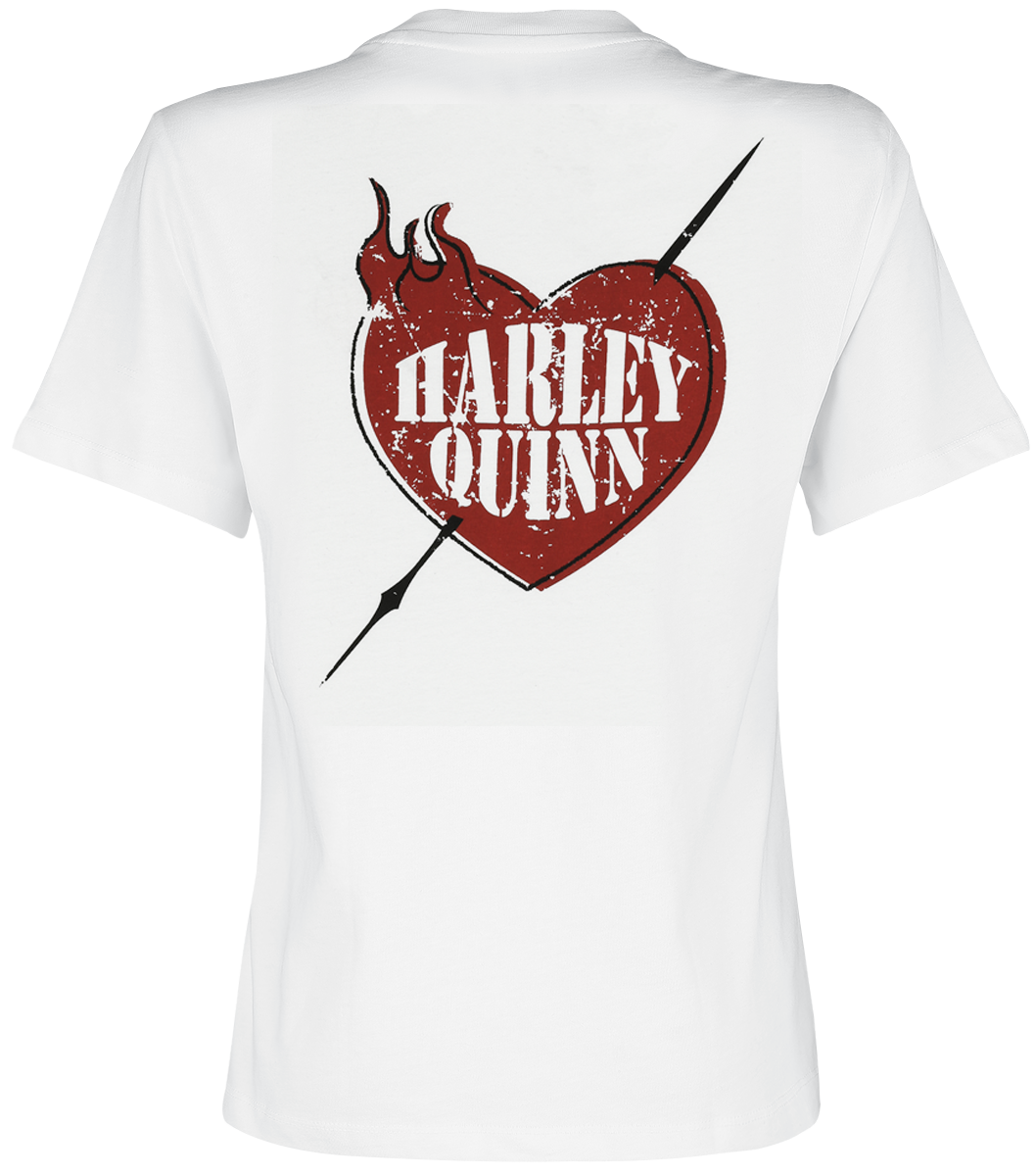 T-Shirt Manches courtes  de Batman - Harley Quinn - S à XXL - pour Femme - blanc - Batman - View 2