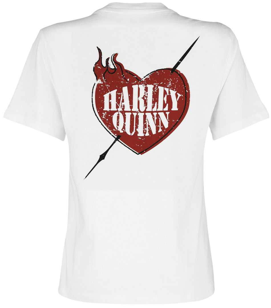 T-Shirt Manches courtes  de Batman - Harley Quinn - S à XXL - pour Femme - blanc - Batman - View 2