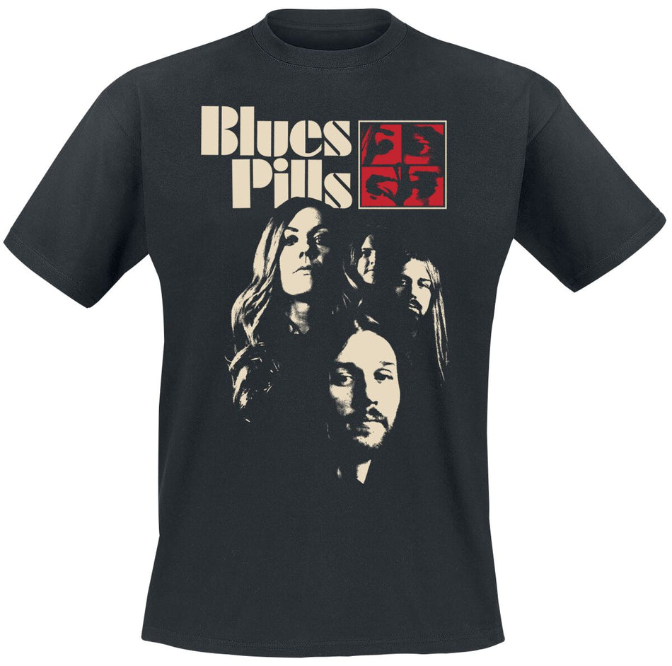 T-Shirt Manches courtes  de Blues Pills - Band Portrait - S à M - pour Homme - noir - Blues Pills